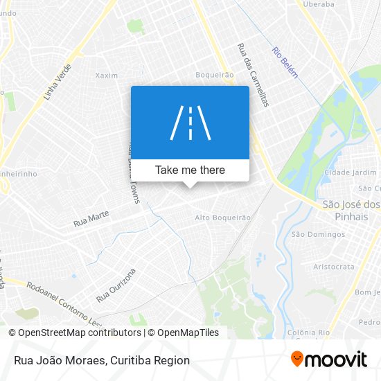 Rua João Moraes map