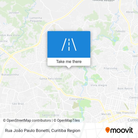 Rua João Paulo Bonetti map