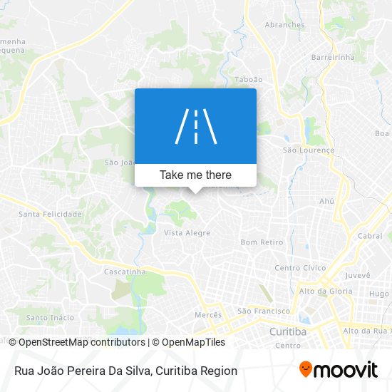 Mapa Rua João Pereira Da Silva