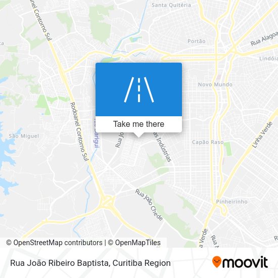 Rua João Ribeiro Baptista map