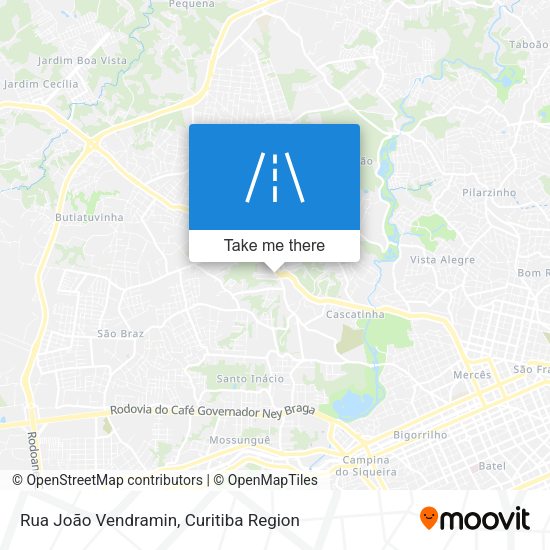 Rua João Vendramin map