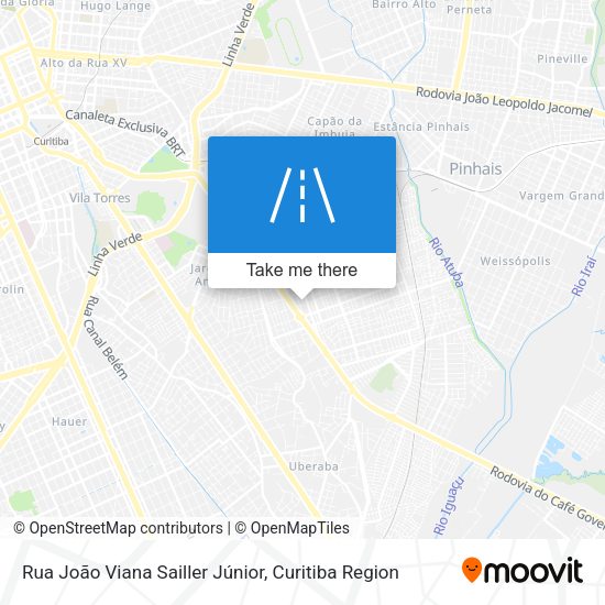 Rua João Viana Sailler Júnior map