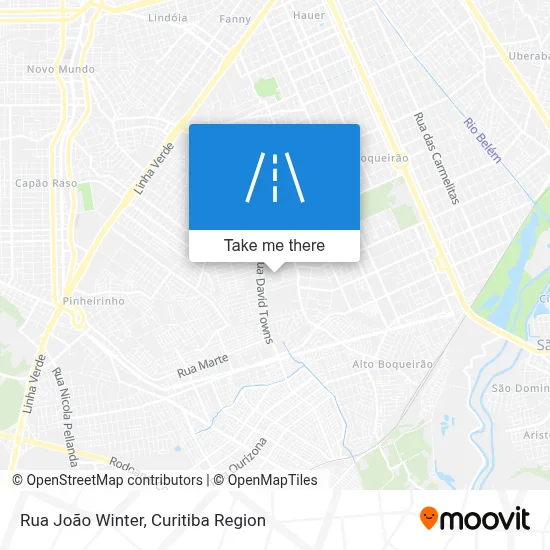 Rua João Winter map