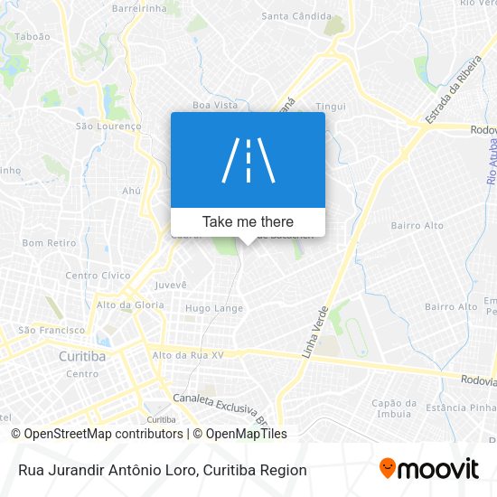 Rua Jurandir Antônio Loro map