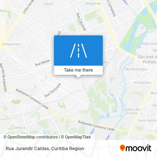 Rua Jurandir Caldas map