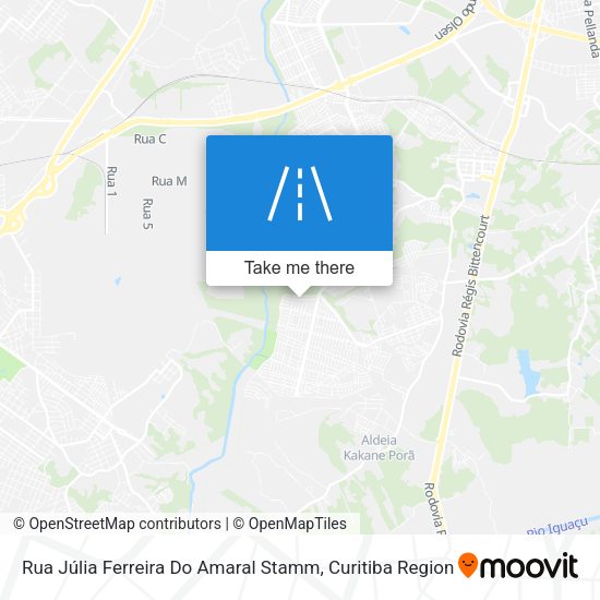 Rua Júlia Ferreira Do Amaral Stamm map