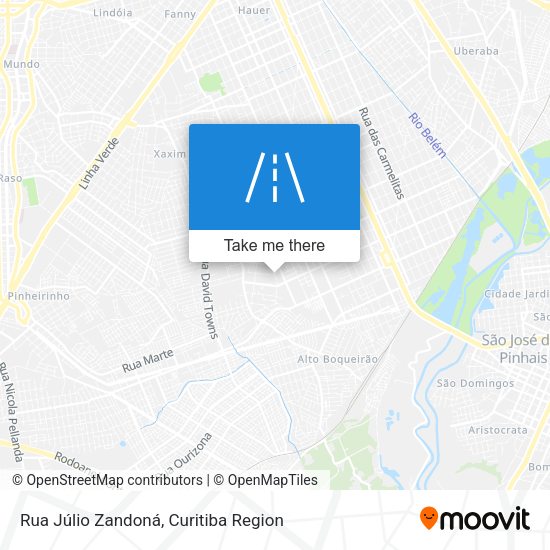 Rua Júlio Zandoná map