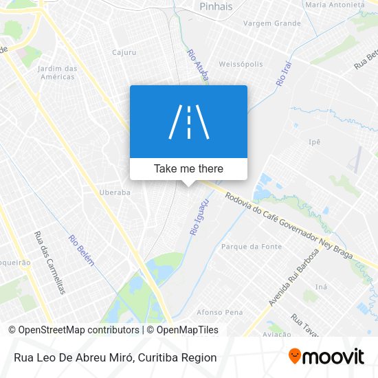 Rua Leo De Abreu Miró map