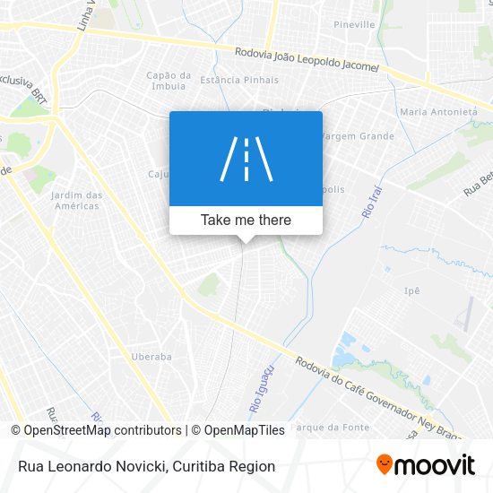 Rua Leonardo Novicki map