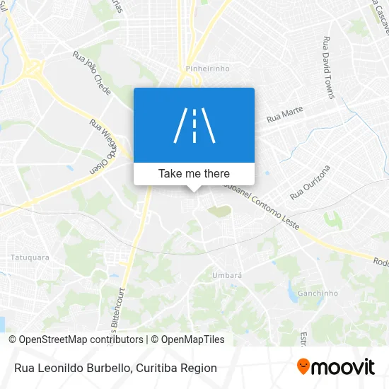 Rua Leonildo Burbello map