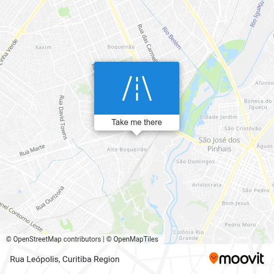 Rua Leópolis map