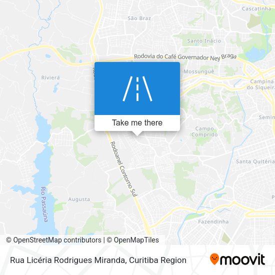 Rua Licéria Rodrigues Miranda map