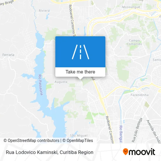 Rua Lodovico Kaminski map