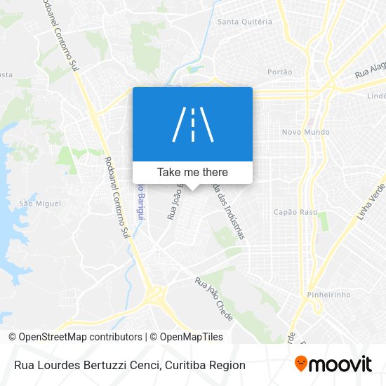 Rua Lourdes Bertuzzi Cenci map