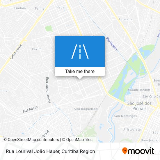 Rua Lourival João Hauer map