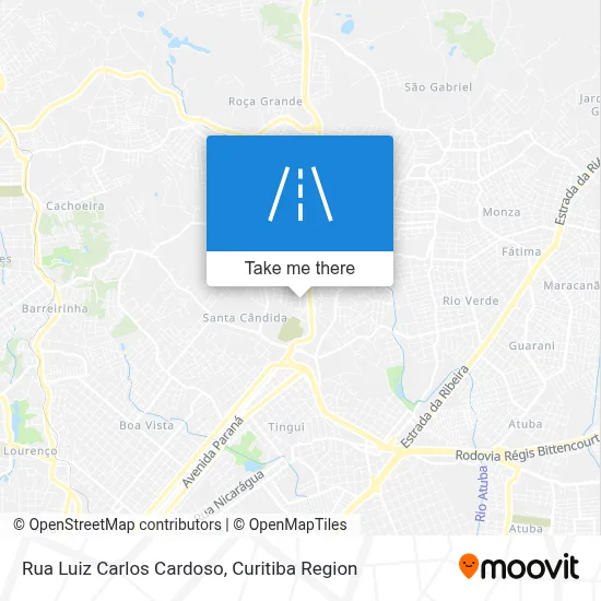 Rua Luiz Carlos Cardoso map