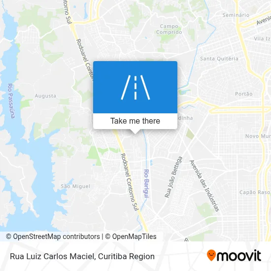 Rua Luiz Carlos Maciel map