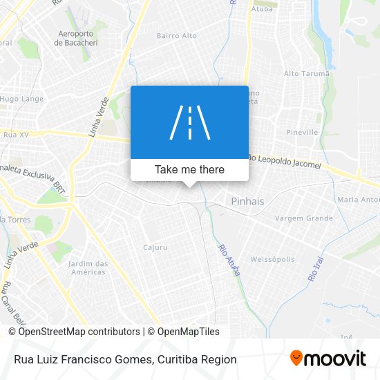 Rua Luiz Francisco Gomes map