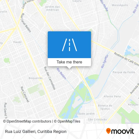 Rua Luiz Gallieri map