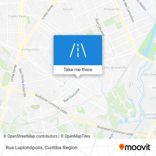 Rua Lupionópolis map