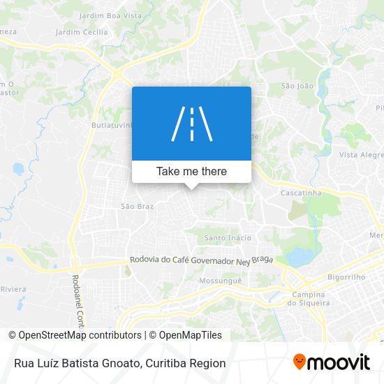 Rua Luíz Batista Gnoato map