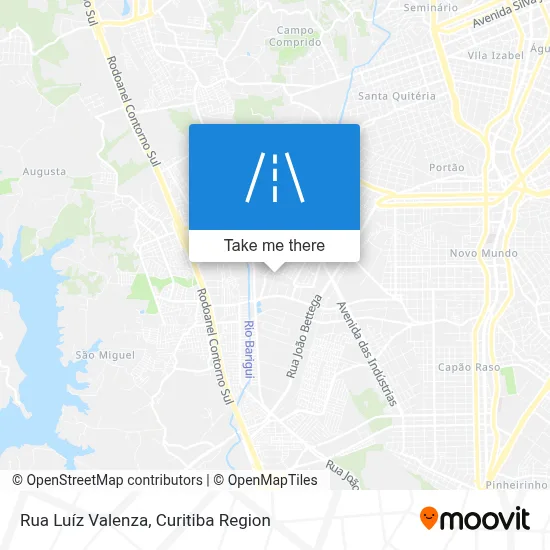 Rua Luíz Valenza map