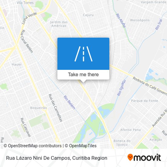 Rua Lázaro Nini De Campos map