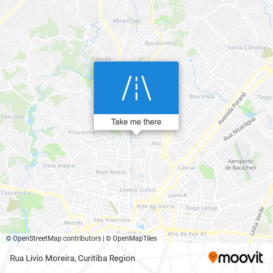 Mapa Rua Lívio Moreira