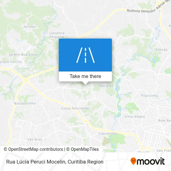 Rua Lúcia Peruci Mocelin map