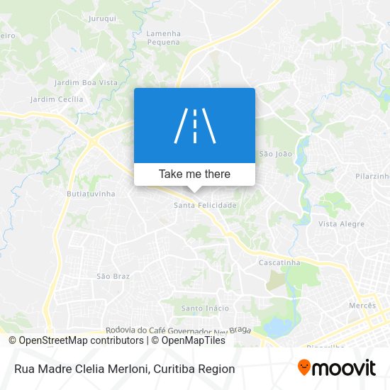 Rua Madre Clelia Merloni map