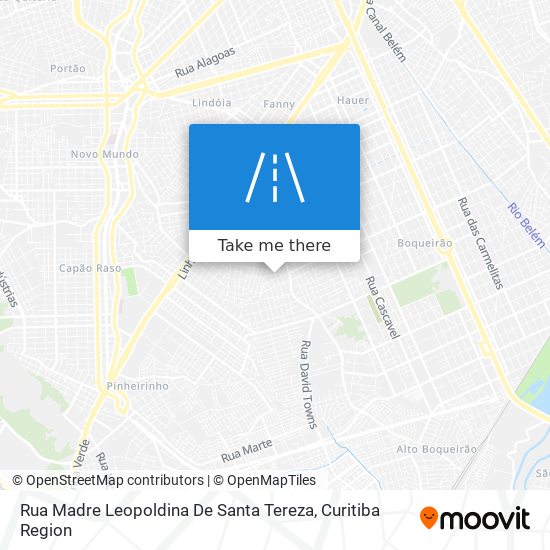 Rua Madre Leopoldina De Santa Tereza map