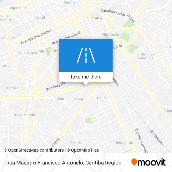 Rua Maestro Francisco Antonelo map