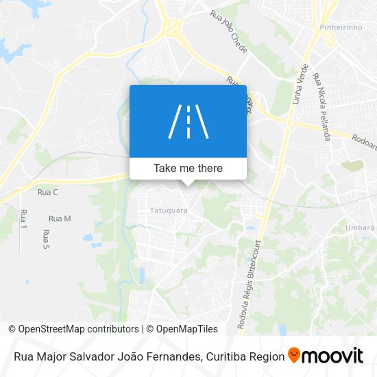 Rua Major Salvador João Fernandes map