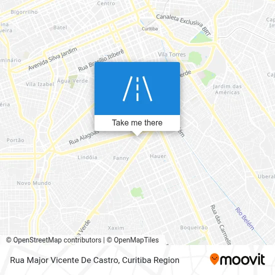 Rua Major Vicente De Castro map