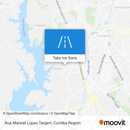 Rua Manoel Lopes Targert map