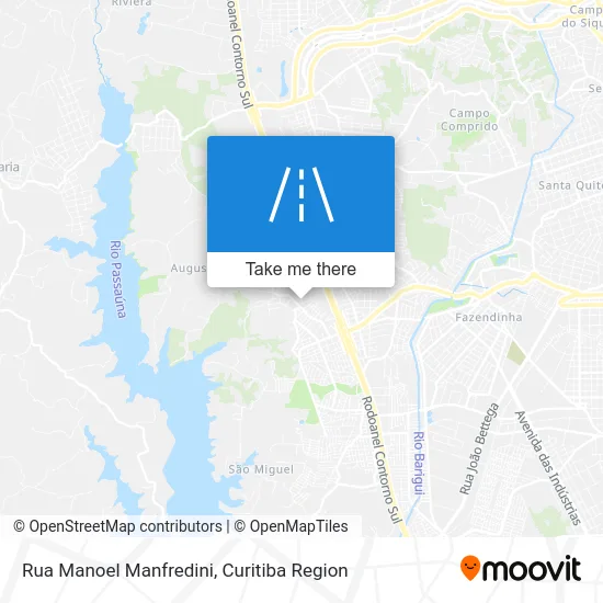Rua Manoel Manfredini map