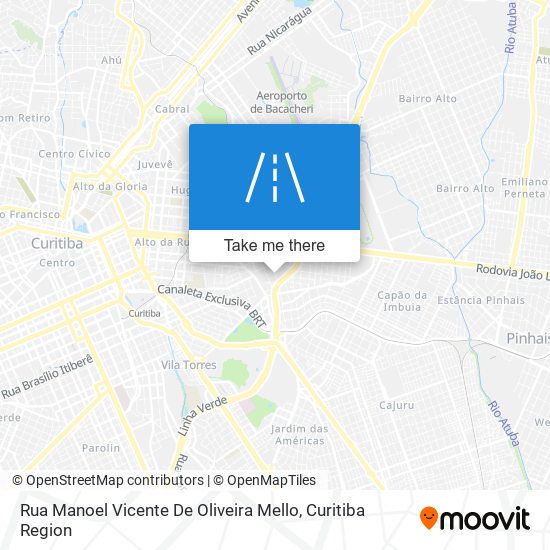 Rua Manoel Vicente De Oliveira Mello map