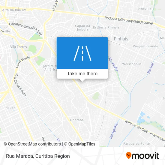 Rua Maraca map