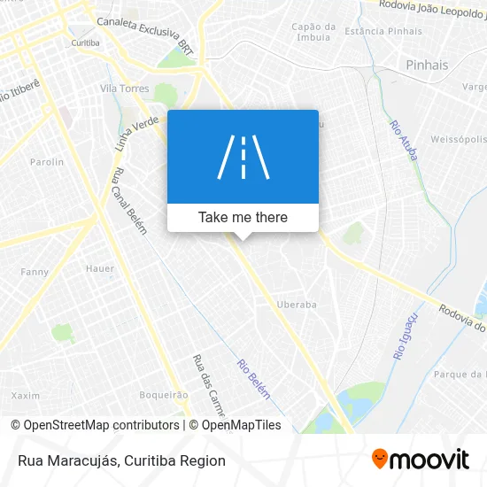 Rua Maracujás map