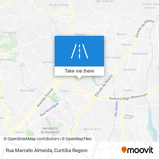 Mapa Rua Marcelo Almeida