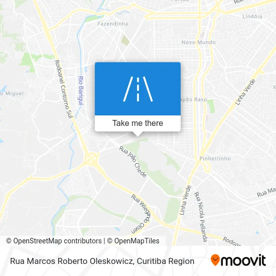 Rua Marcos Roberto Oleskowicz map