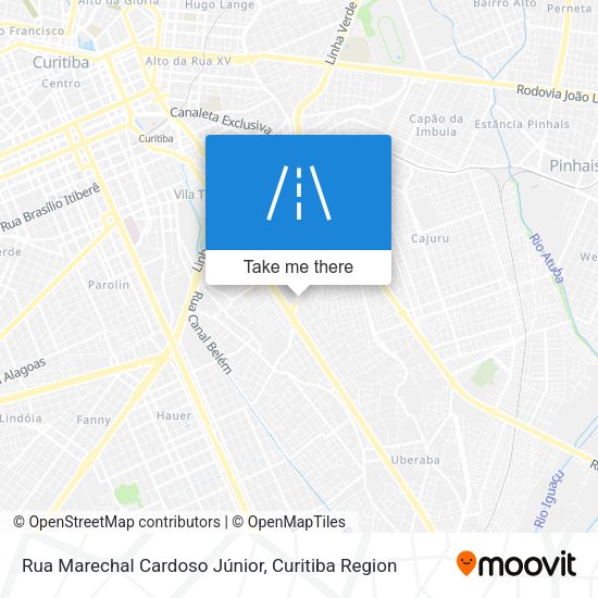 Rua Marechal Cardoso Júnior map
