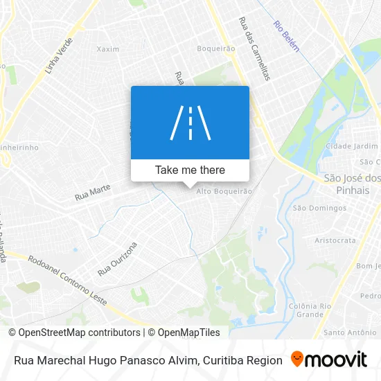 Rua Marechal Hugo Panasco Alvim map