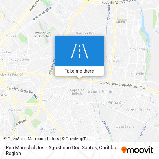 Rua Marechal José Agostinho Dos Santos map