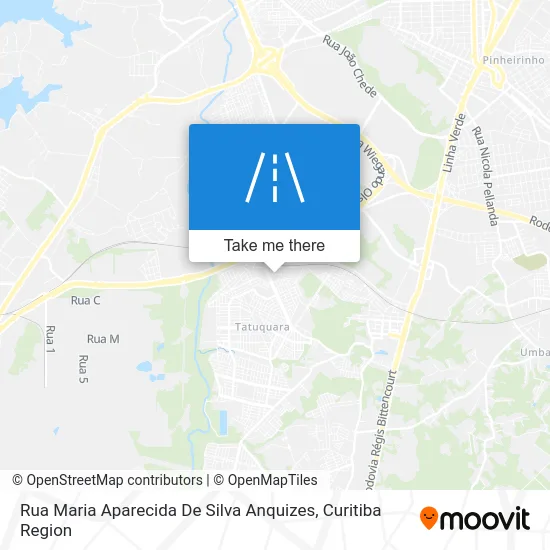 Rua Maria Aparecida De Silva Anquizes map