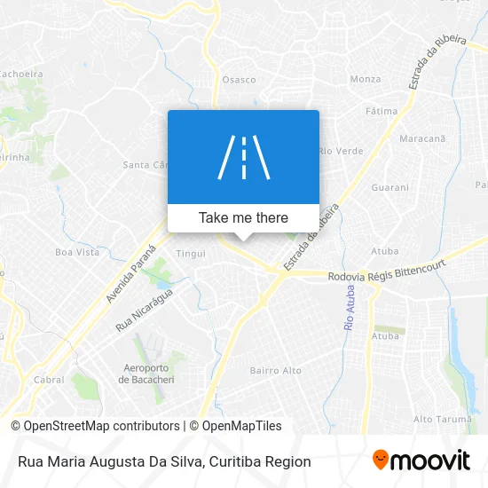 Rua Maria Augusta Da Silva map