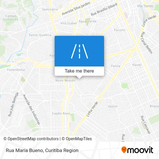 Rua Maria Bueno map