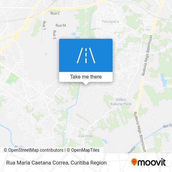Rua Maria Caetana Correa map