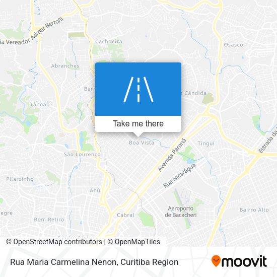 Rua Maria Carmelina Nenon map