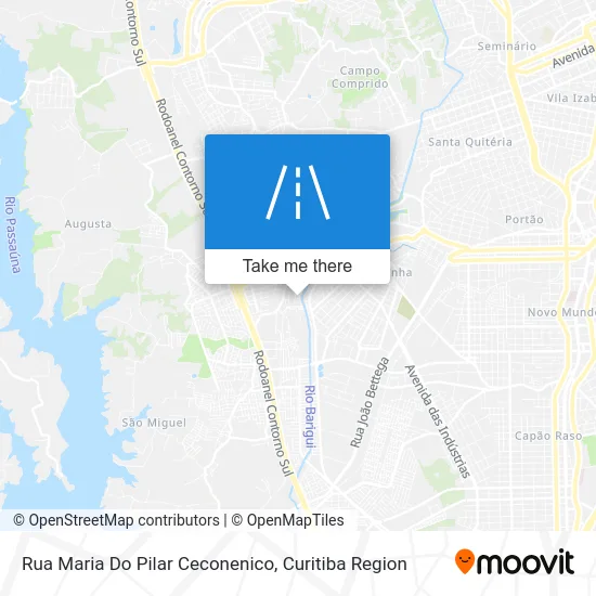 Rua Maria Do Pilar Ceconenico map